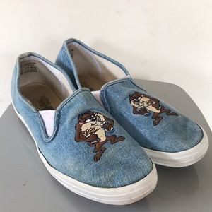 Looney Tunes Keds Tasmanian Devil Slip On Shoes